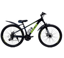 Велосипед CrossBike Roblox 26" 13" Чорний-Зелений